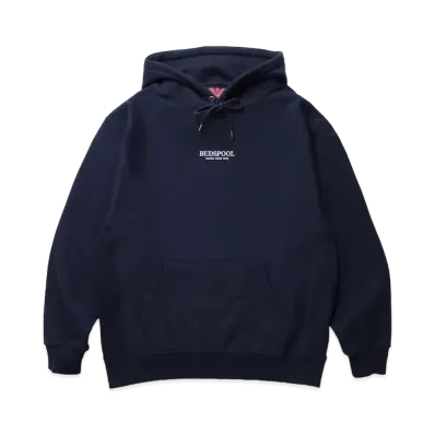 APHRODITEGANG SMOKE WEED ONLY HEAVY WEIGHT HOODED SWEAT SHIRT "Navy"