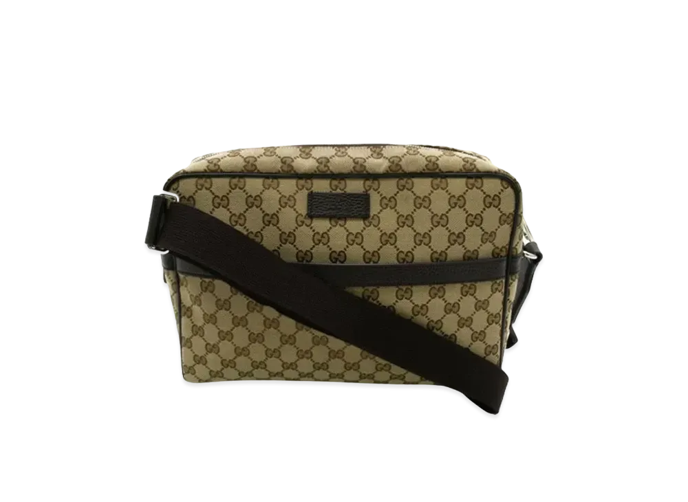 GUCCI Shoulder Bag GG Canvas "Brown"