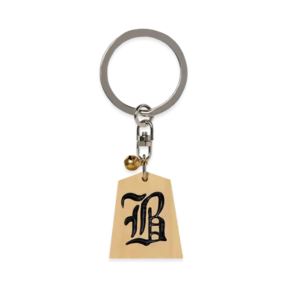 BlackEyePatch Shogi Pawn Keychain "Silver"
