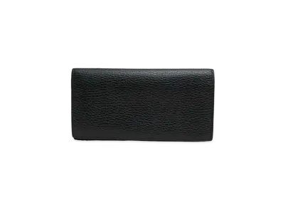 GUCCI Long Bill Holder Leather "Black"