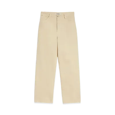 Jil Sander Loose Denim Trousers "Oat"