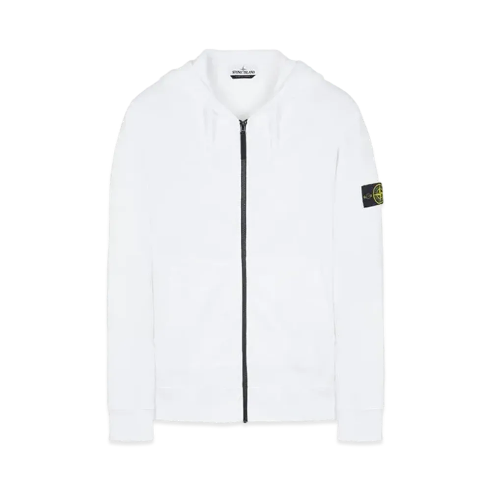 Stone Island 64220 BRUSHED COTTON FLEECE "White"