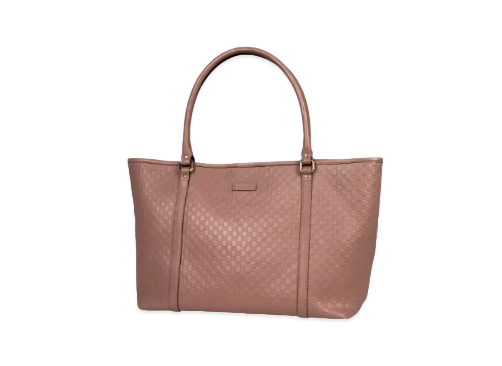 GUCCI Micro Guccisima Tote Bag "Pink"