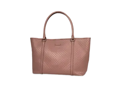 GUCCI Micro Guccisima Tote Bag "Pink"