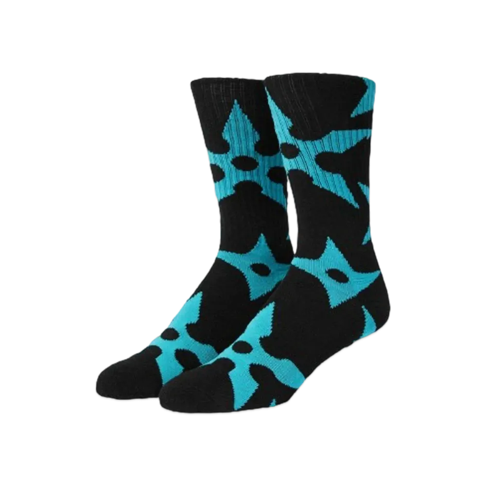 HUF Shuriken Crew Socks "Black"