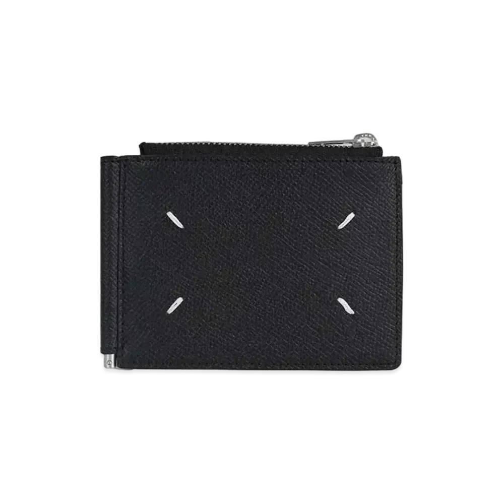 Maison Margiela Money Clip Leather Wallet "Black"