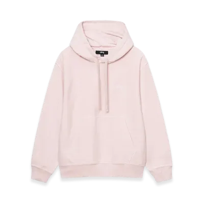 Stussy Stock Logo Hoodie "Light Pink"