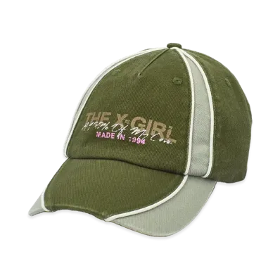 X-Girl Women's Paneled 6Panel Cap "Olive"