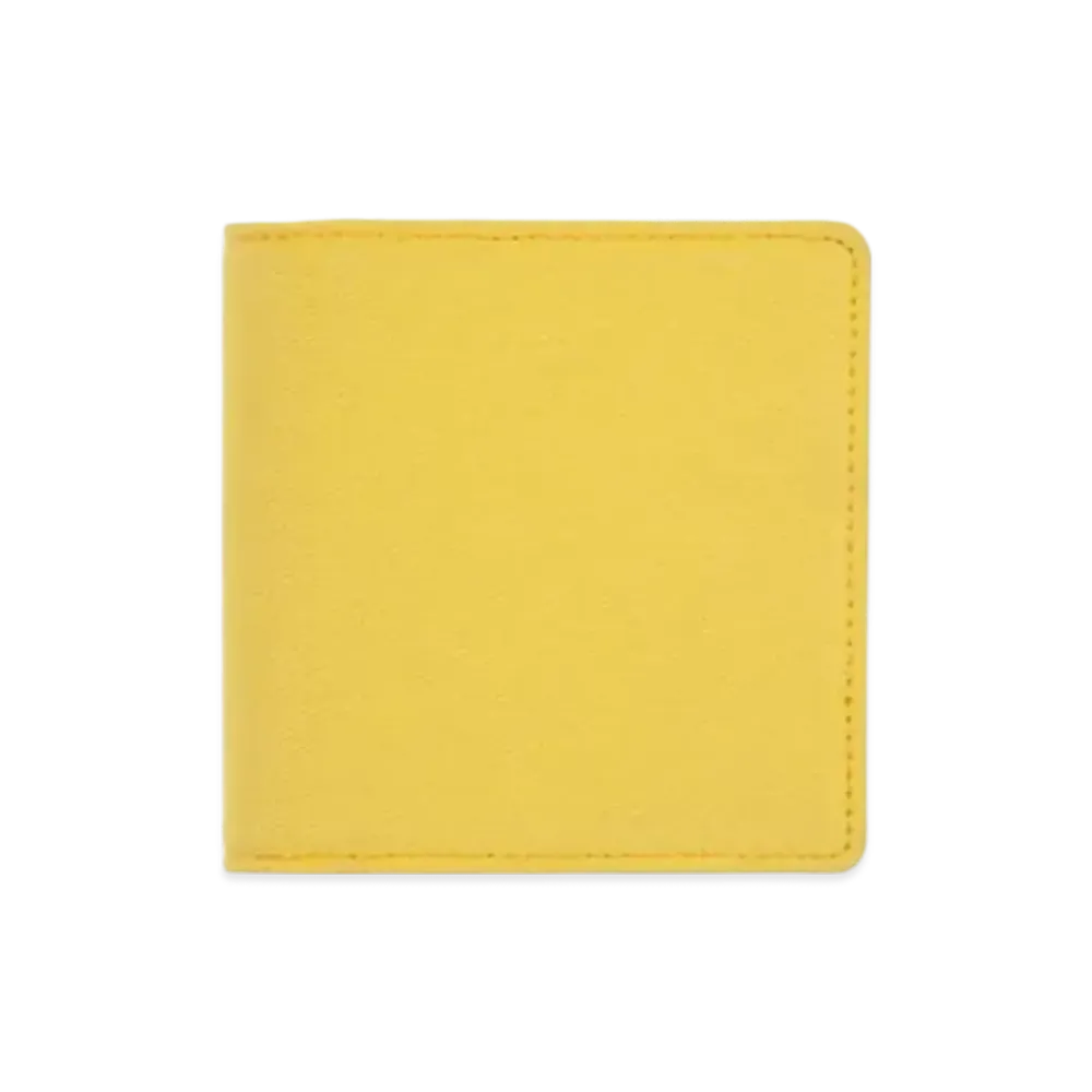 Marc By Marc Jacobs Laminated Twill Jacobs Square Billfold "Yellow"