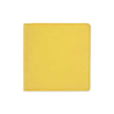 Marc By Marc Jacobs Laminated Twill Jacobs Square Billfold "Yellow"