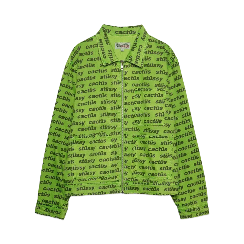 Stussy CPFM ZIP WORK JACKET "Green"
