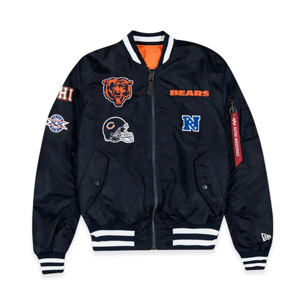 NEW ERA Alpha Industries MA-1 Bomber Jacket "Chicago Bears"