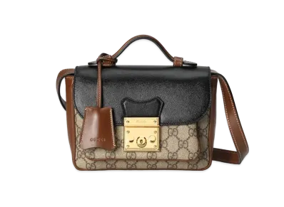 GUCCI Padlock Mini Bag "GG Supreme Canvas"