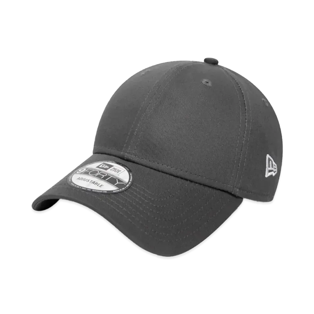 NEW ERA 940 9FORTY Plain Cap "Charcoal Gray"