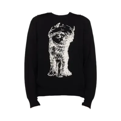 sacai Where The Wild Things Are' Wool Sweater "Black"