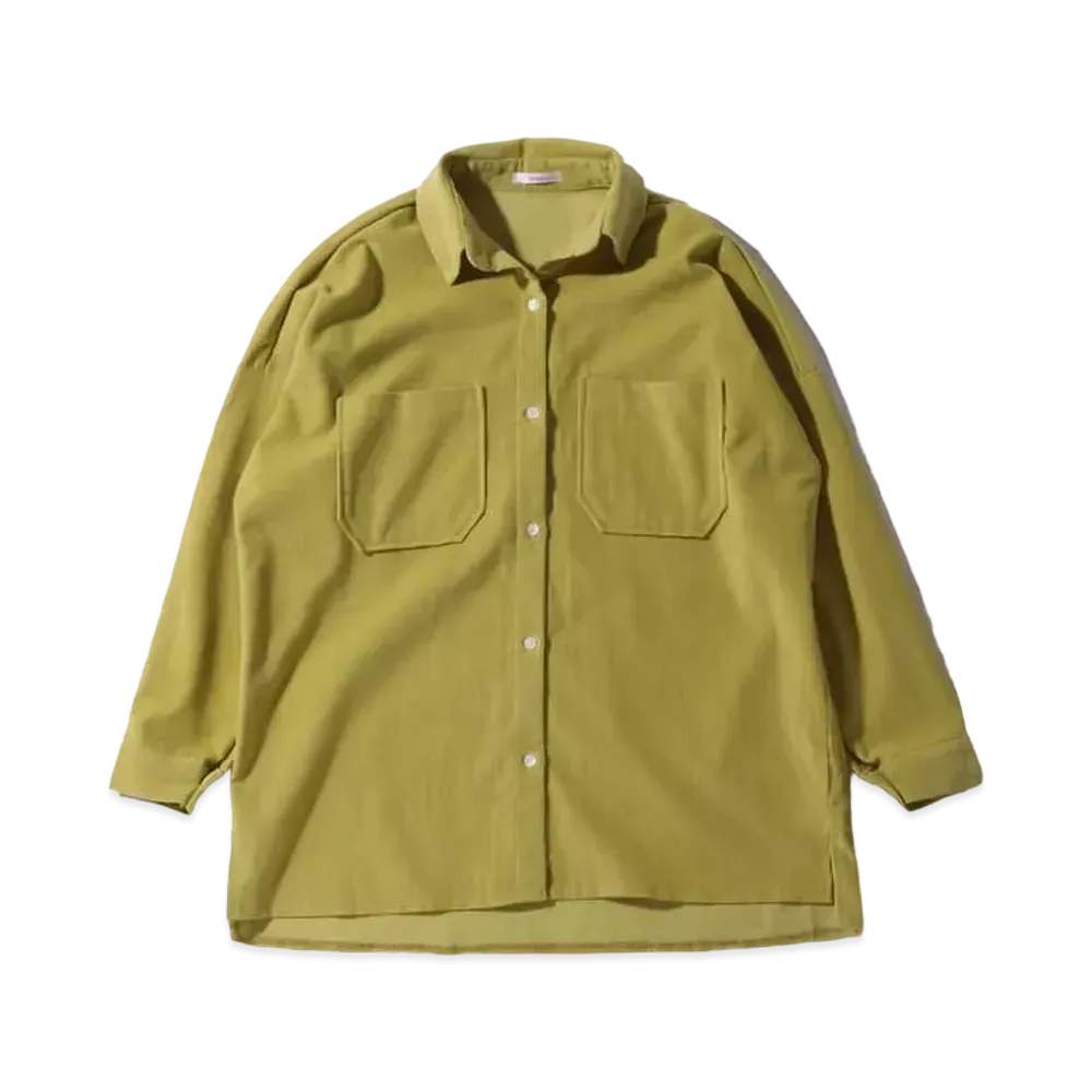 atmos pink Corduroy Haori Tops "Yellow"