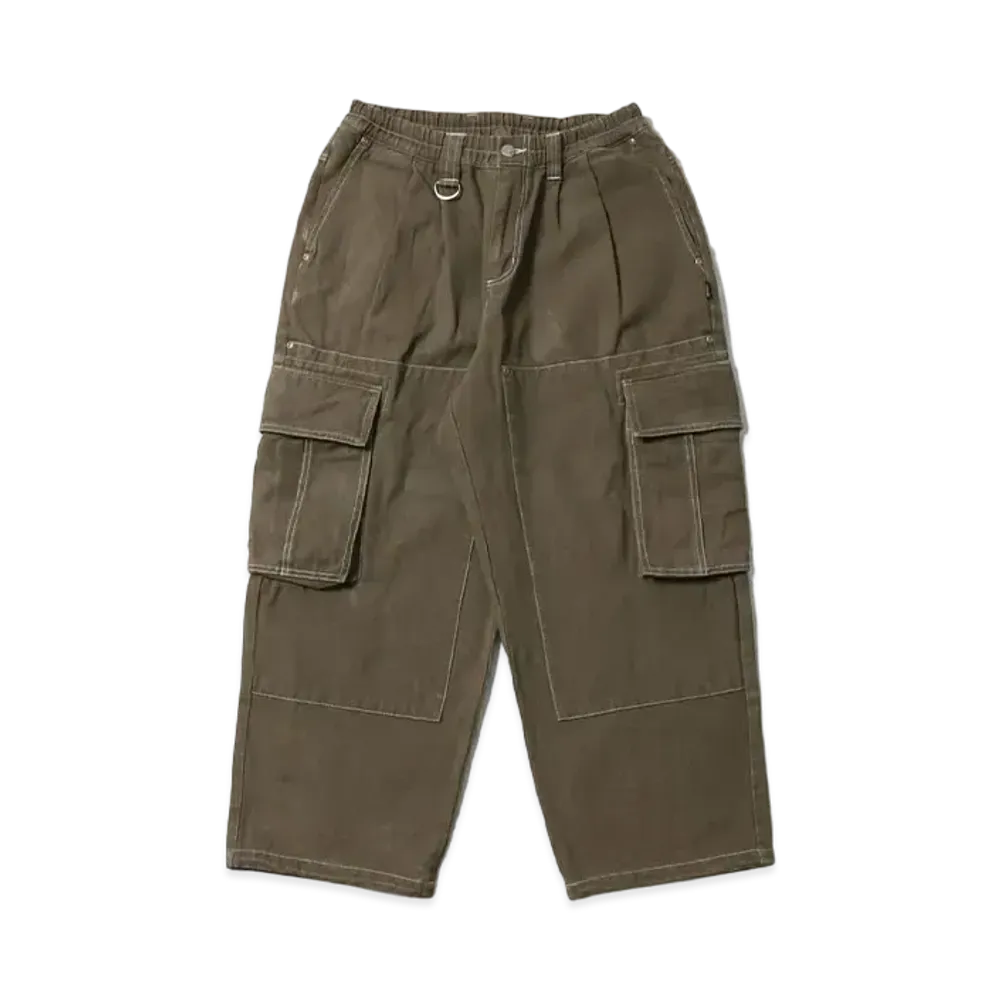 MFC STORE x SOSHI NET 「Dobon」 Cargo Pants "Acid Olive"