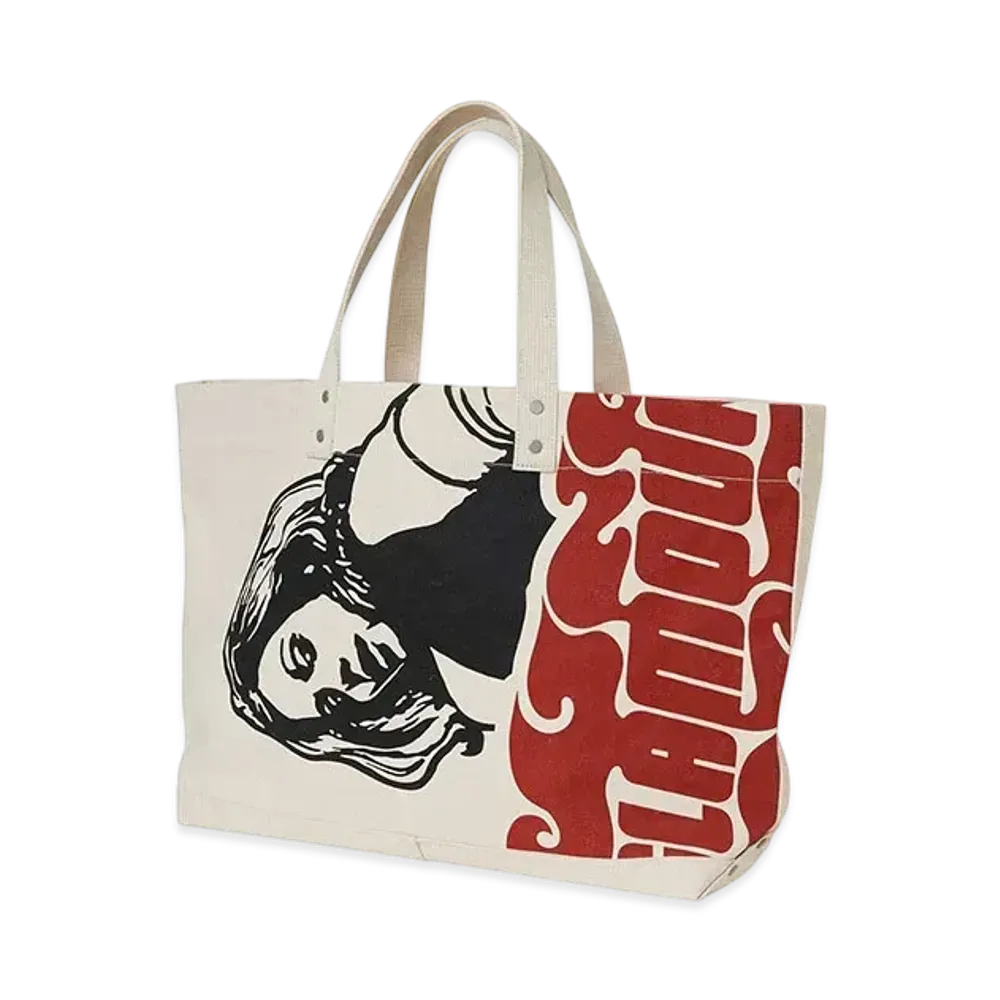 HYSTERIC GLAMOUR Vixen Girl Tote Bag "White"