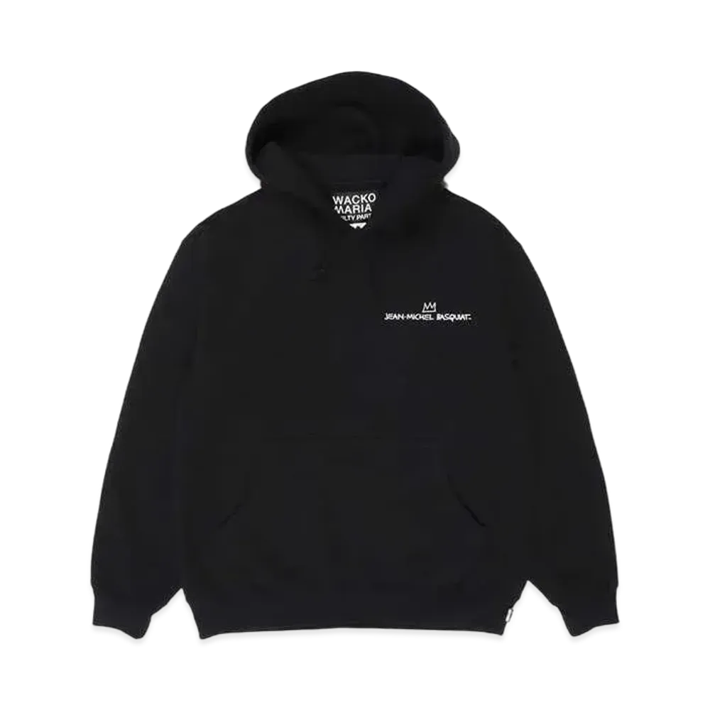 WACKO MARIA Jean-Michel Basquiat / Heavy Weight Hooded Sweat Shirt "Black"
