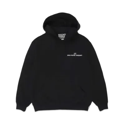 WACKO MARIA Jean-Michel Basquiat / Heavy Weight Hooded Sweat Shirt "Black"