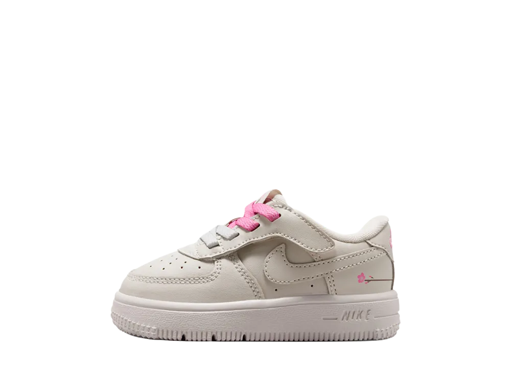 Nike TD Force 1 Low EasyOn "Light Bone/Playful Pink"