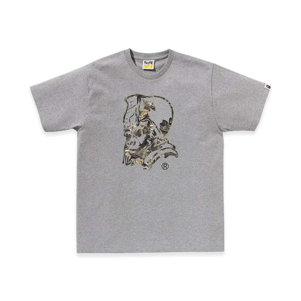 A BATHING APE Tree Edge Camo General Tee "Gray"