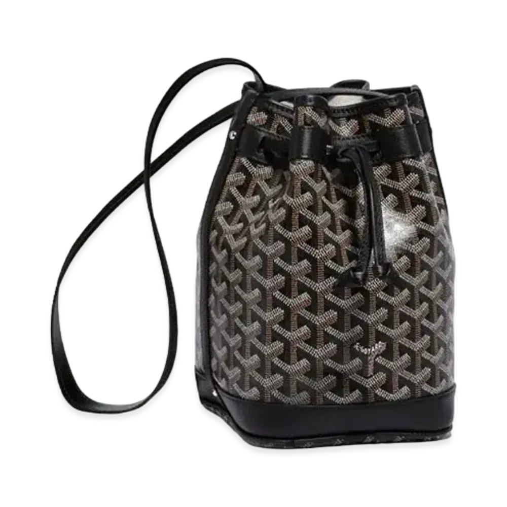 Goyard Petit Flot Bucket Bag "Black"