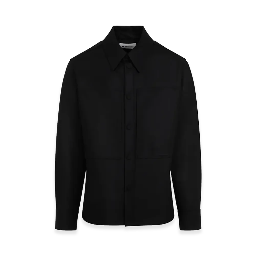 Jil Sander Wool Shirt "Black"
