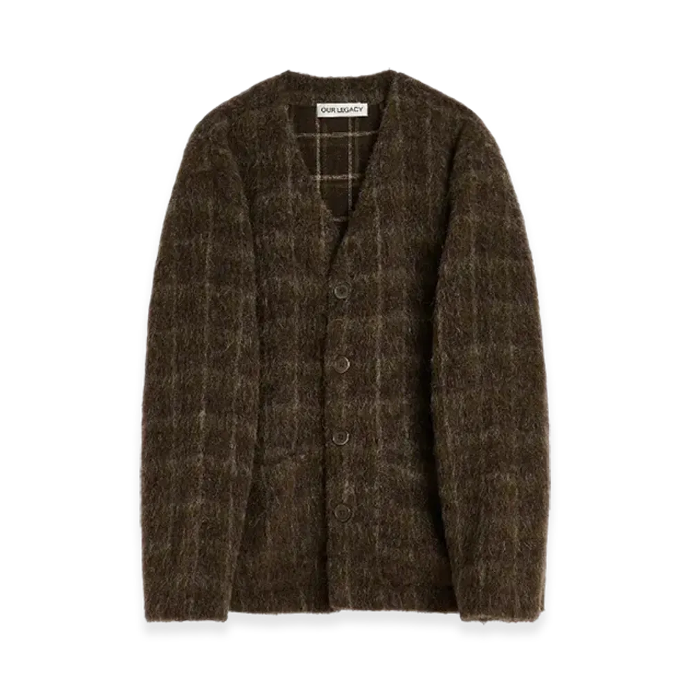 OUR LEGACY Cardigan "Brown"