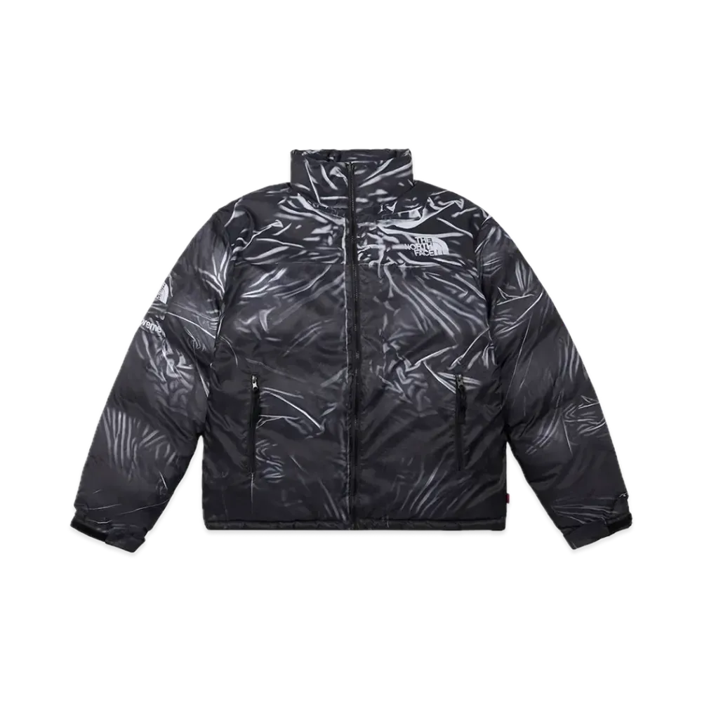 Supreme x The North Face Trompe Loeil Printed Nuptse Jacket "Black"