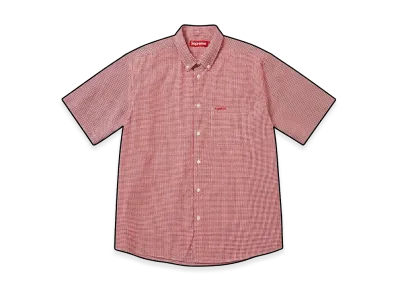 Supreme Gingham S/S Shirt "Red"