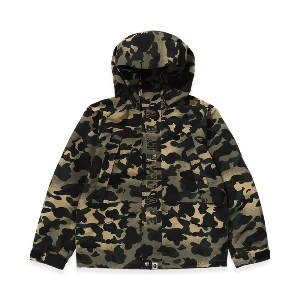 A BATHING APE Mixed 1St Camo Snowboard Jacket M Bape Legacy "Multi"