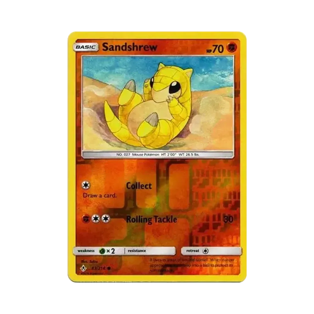 サンド C :リバースホロ [83/214]【英語版】(サン&ムーン「アンブローケンバンズ」)