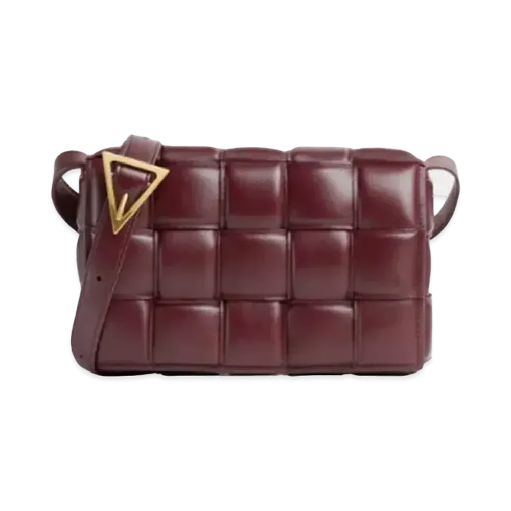 Bottega Veneta Intrecciato Leather Crossbody Bag "Barolo"