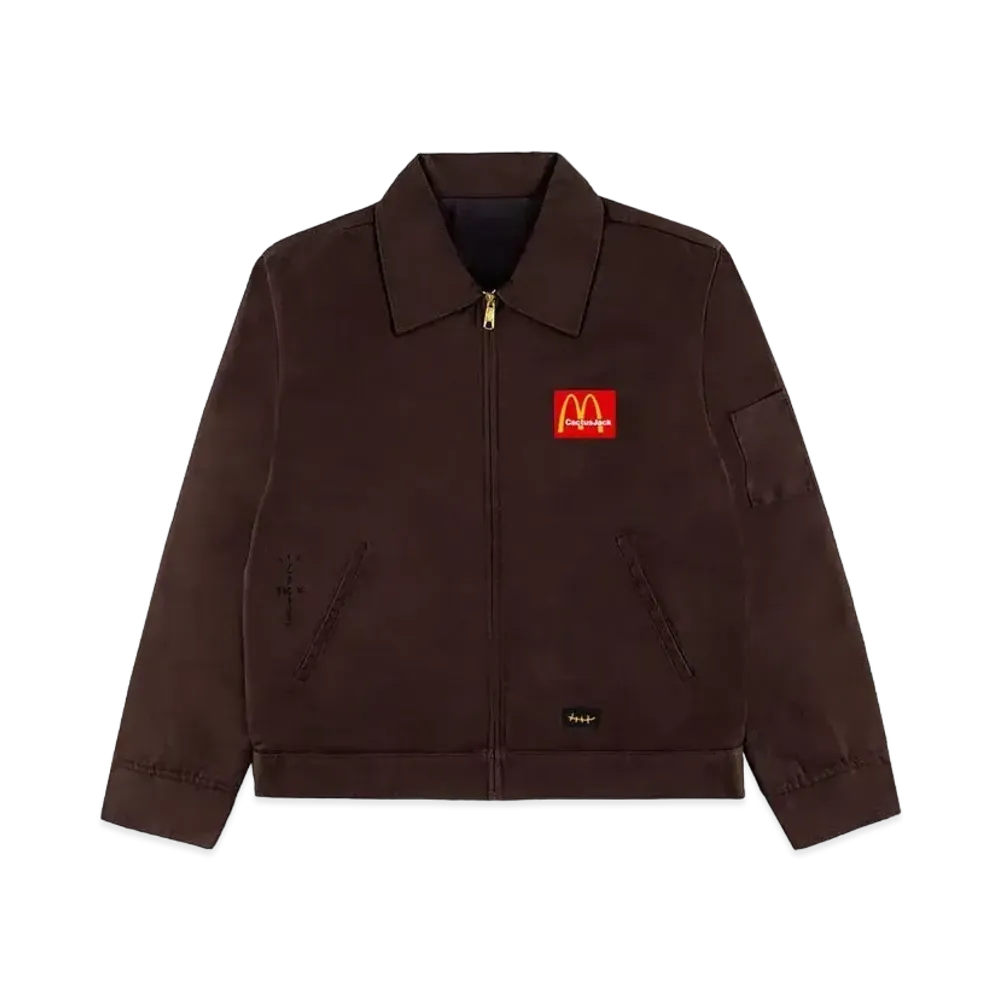 Travis Scott Cactus Jack x McDonald's Billions Served Work Jacket "Brown"