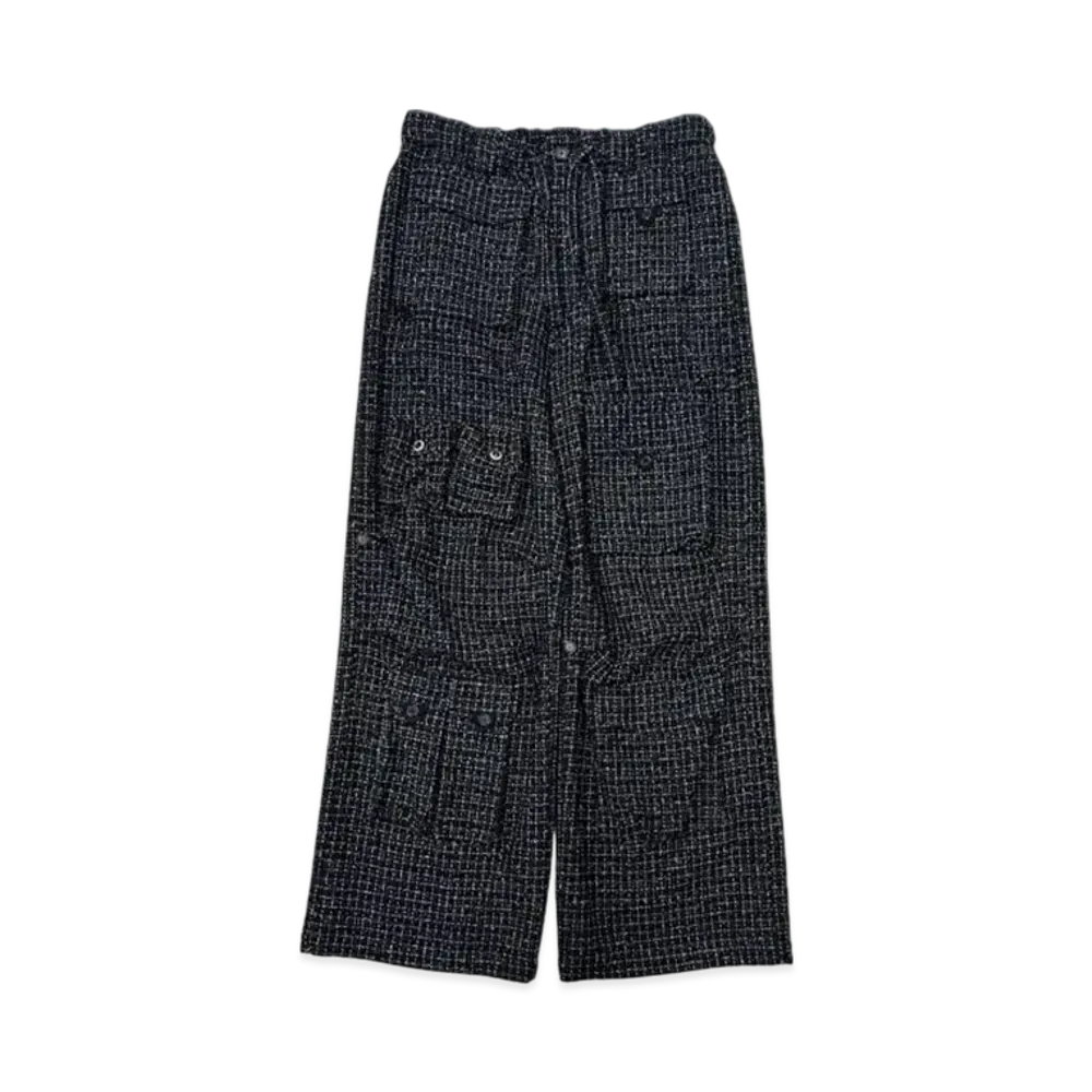 DAIRIKU Tweed PKT Cargo Pants "Black Check"