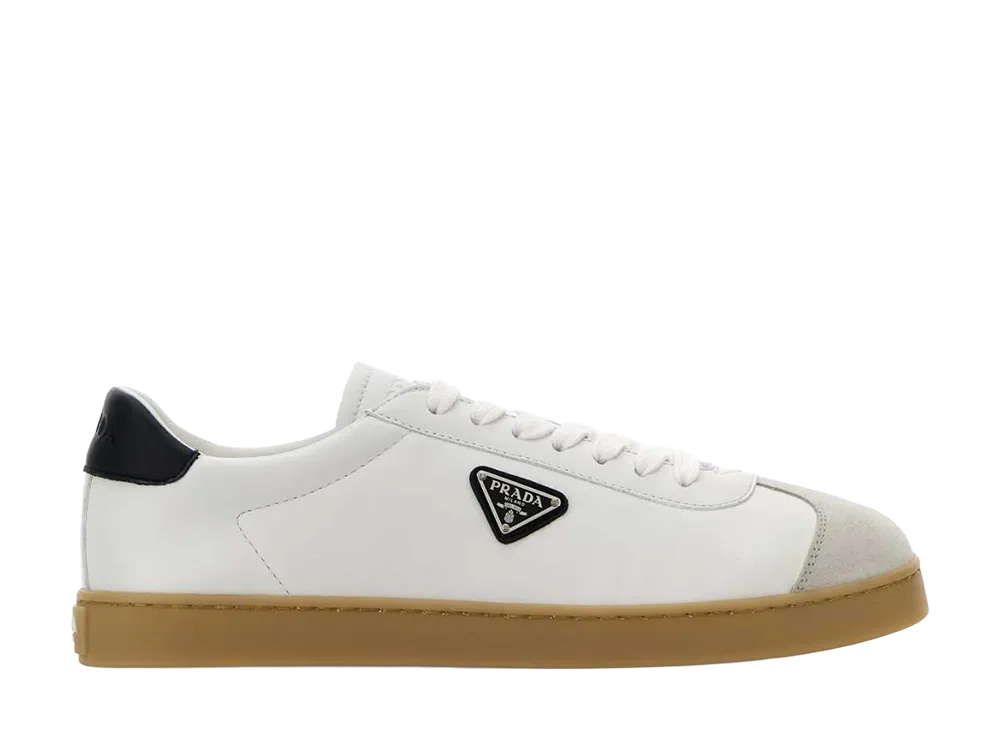 PRADA Napa Leather Sneakers "White"