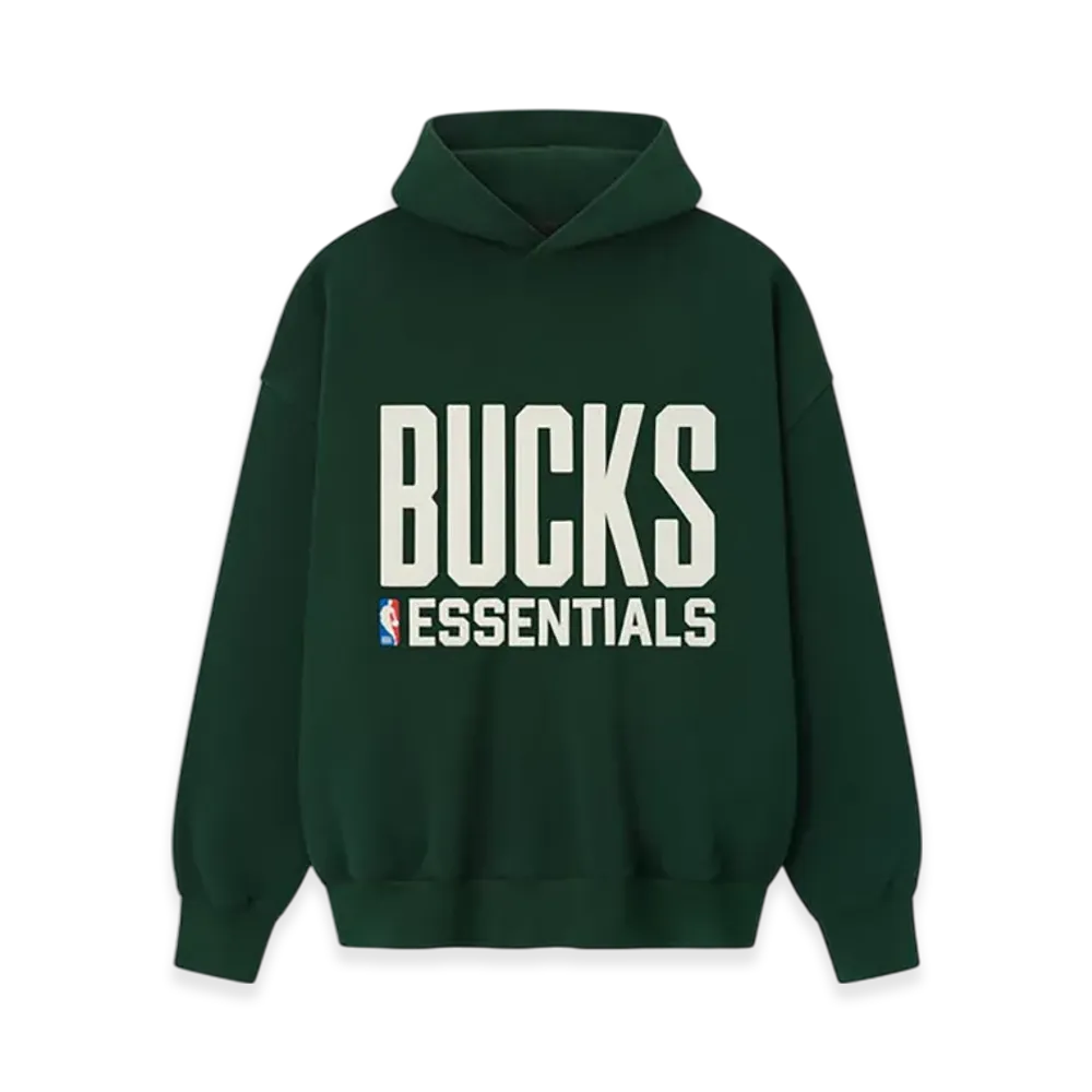FEAR OF GOD ESSENTIALS Bucks Sport Hoodie "Forest"