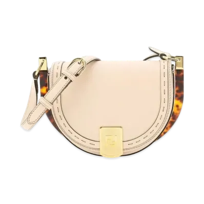 FENDI Moonlight Leather Bag "Pink Beige"