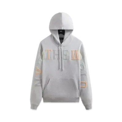 Kith NY To The World Nelson Hoodie "Light Heather Grey"