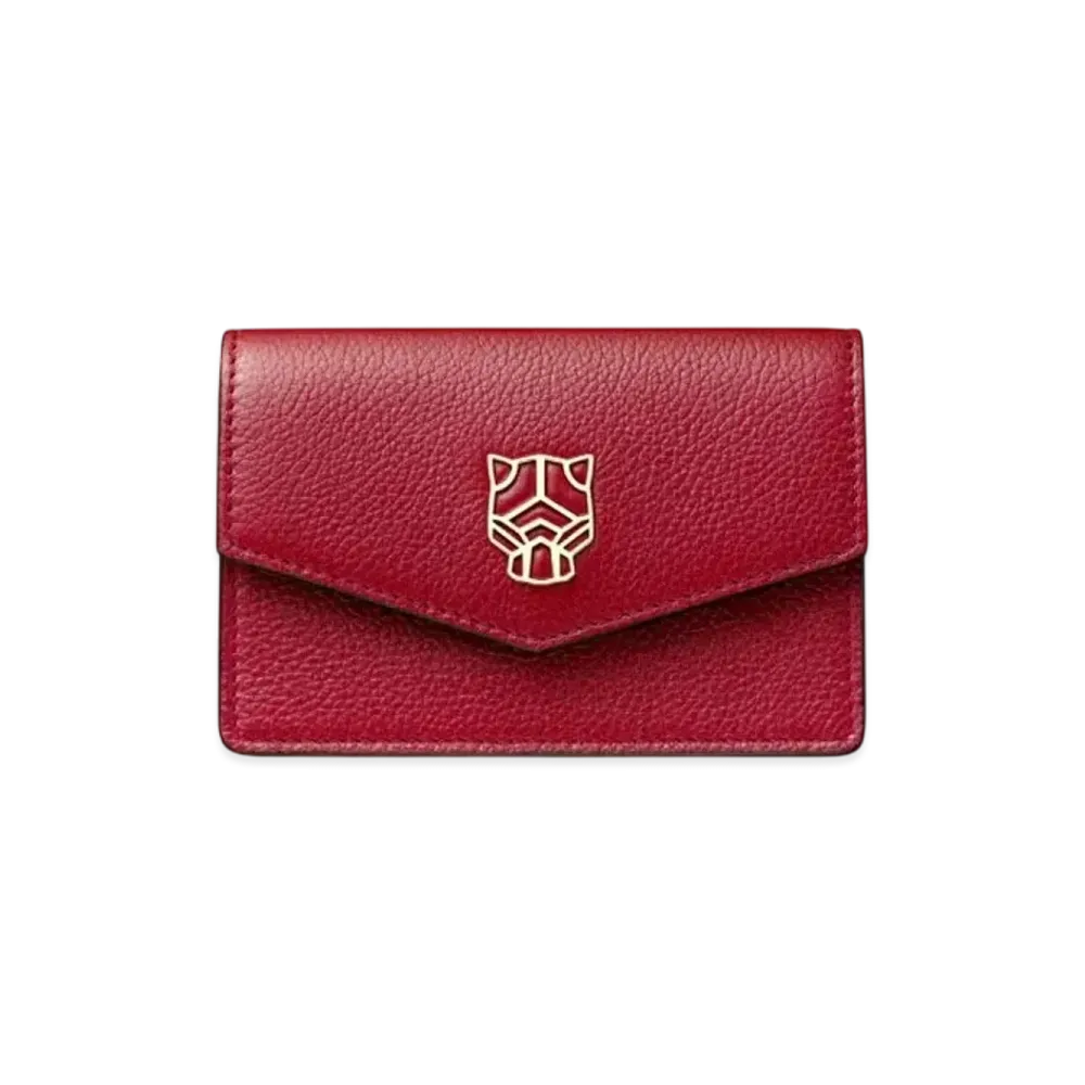 Cartier Panthere de Cartier Small Leather Goods, Card Holder "Bordeaux"