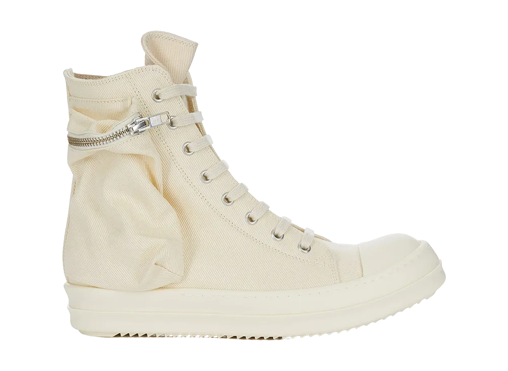 Rick Owens DRKSHDW Women's Cargo Sneaks "Milk"