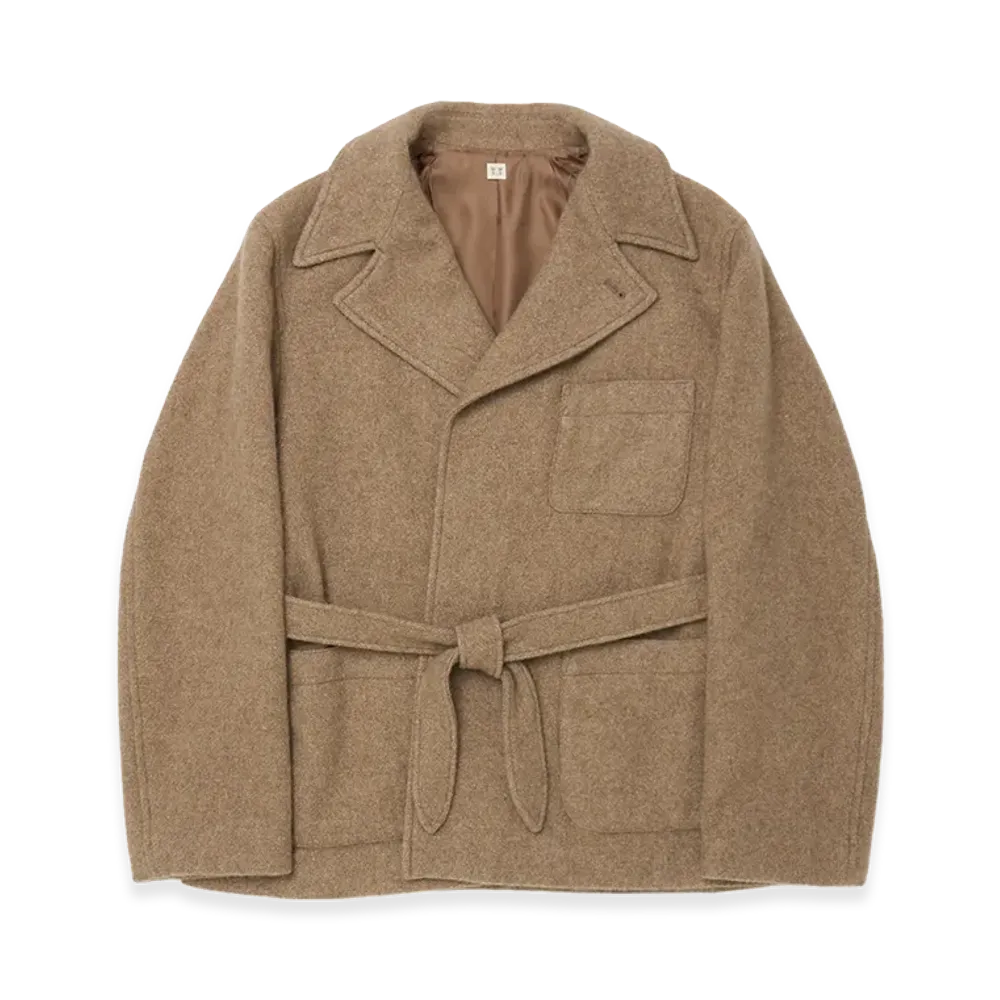 T.T Taiga Takahashi Women's Belted Jacket "Natural Brown"