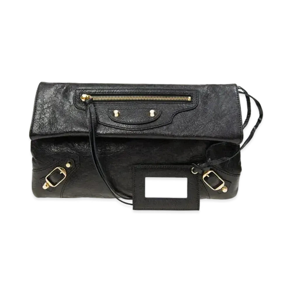 BALENCIAGA Handbag Lambskin "Black"