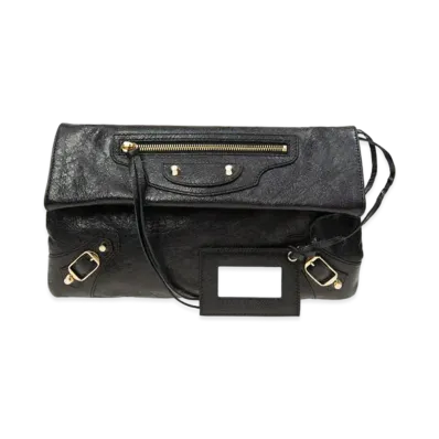 BALENCIAGA Handbag Lambskin "Black"