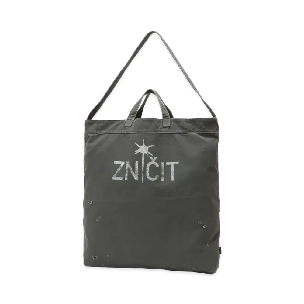 UNDERCOVER Cotton Tote Bag "Charcoal"