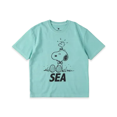 WIND AND SEA x SMOOTHY PGT Snoopy Child Tee "Sax"
