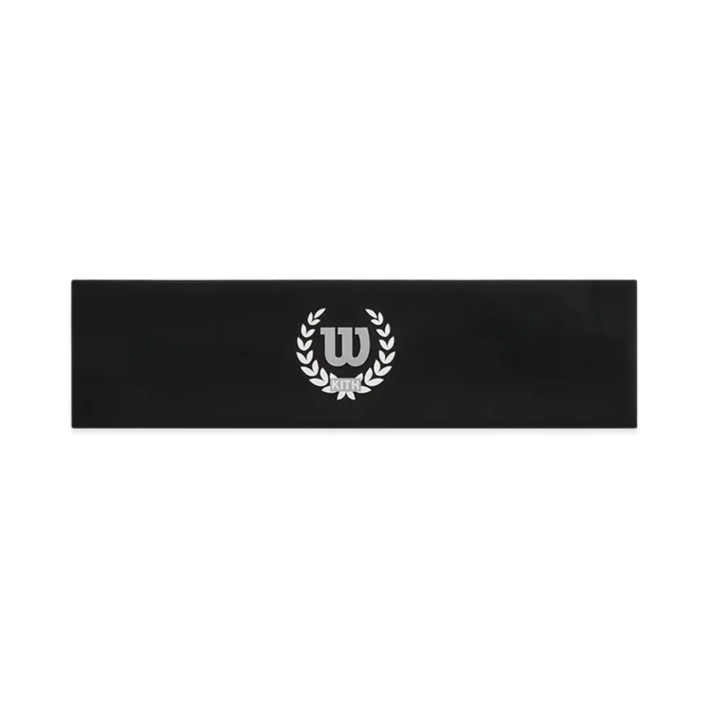 Kith x Wilson Wide Headband "Black"