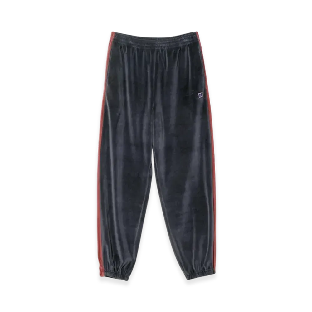 NEEDLES Side Line Sweat Pant - C/PE Velour "Navy"
