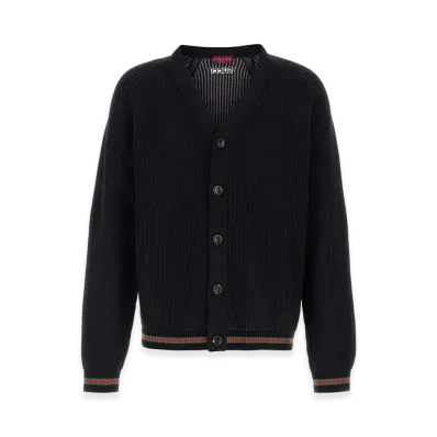 GUCCI Crochet Cardigan "Blue"